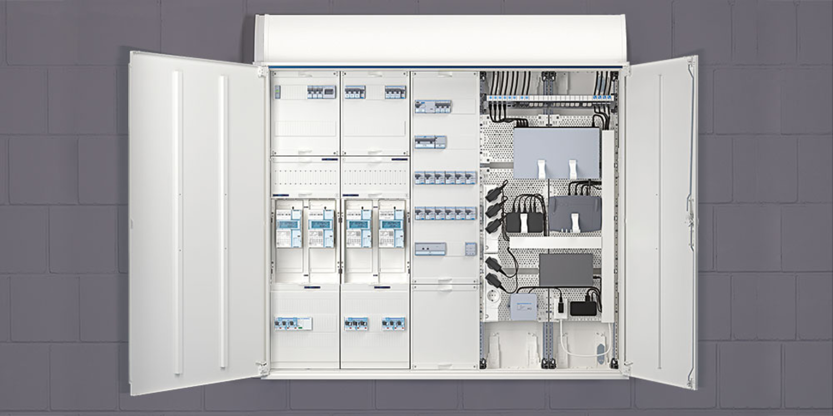 Technikzentrale bei Elektro Moschcau Anlagenbau GmbH in Mühlhausen